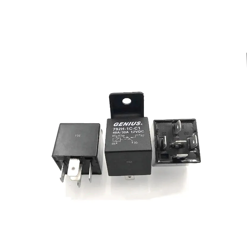 

Новое 792H-1C-C1 792H 1C C1 792H1CC1 12VDC DC12V 12В реле 40A 5PIN