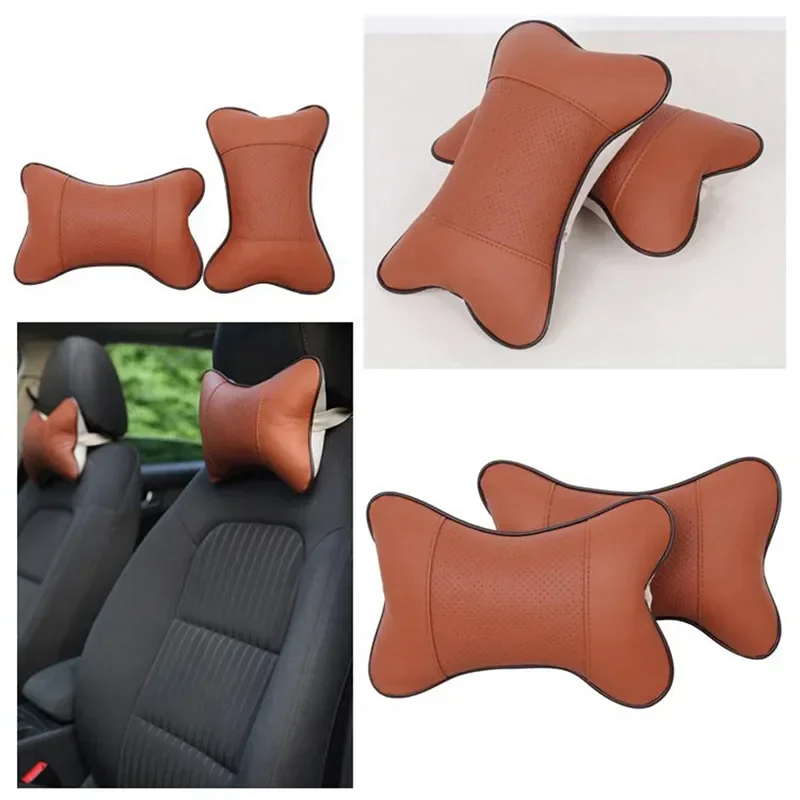 

Car Neck Pillows Car Headrest Cushion Support Seat Accessories Universal Backrest Safety Pillow Auto Interior Accessories