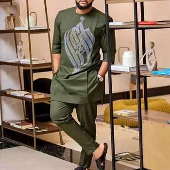 Dayo Embroidered Dashiki Outfit