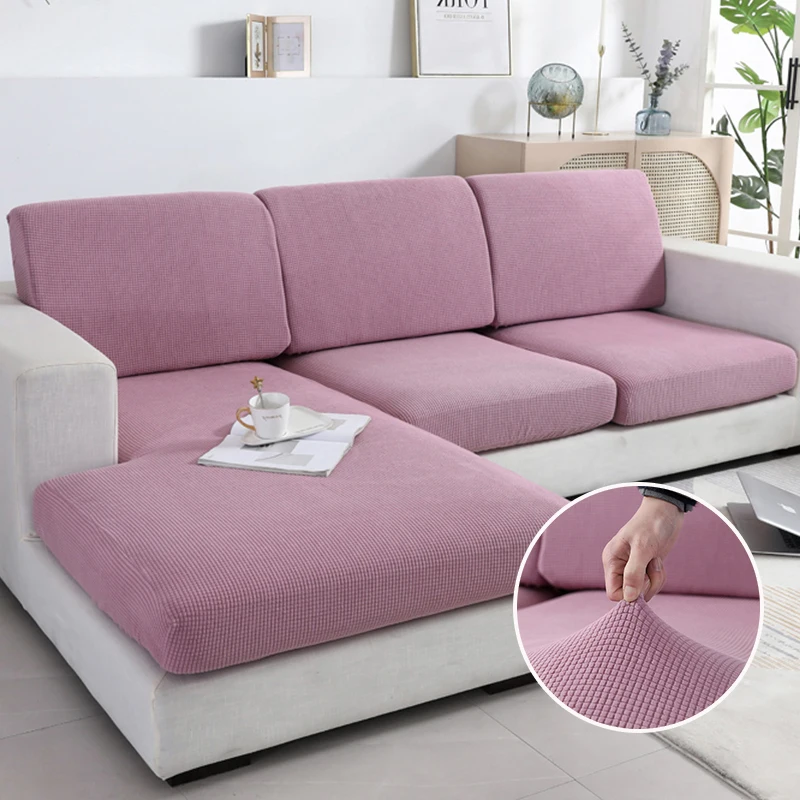 Thick Jacquard Sofa Cover Stretchy Cushion Cover for Living Room L-Shaped Corner Sofa Backrest Cover Furniture Cover 6
