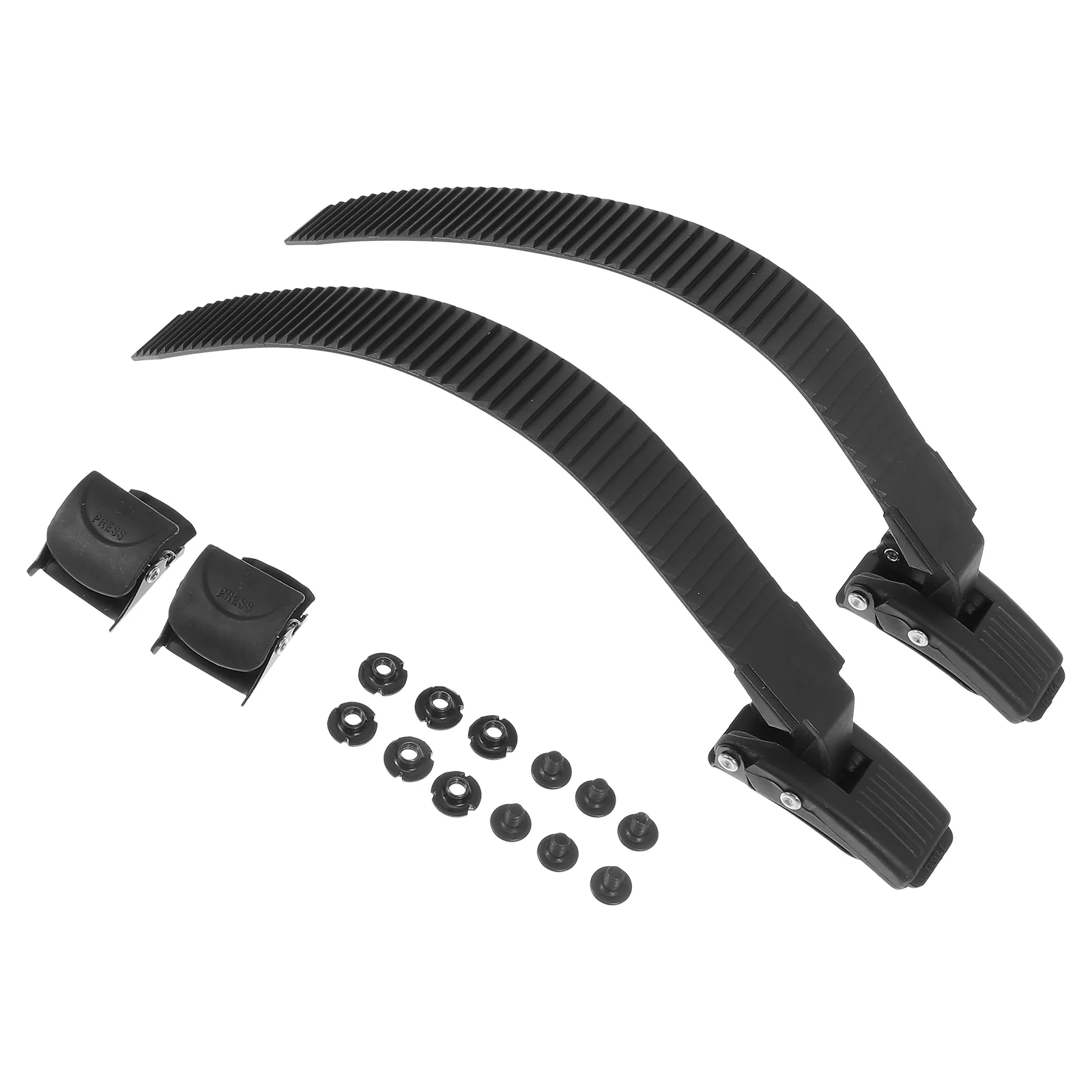 

2 Sets of Universal Skates Straps Professional Skates Buckles Skates Accessory