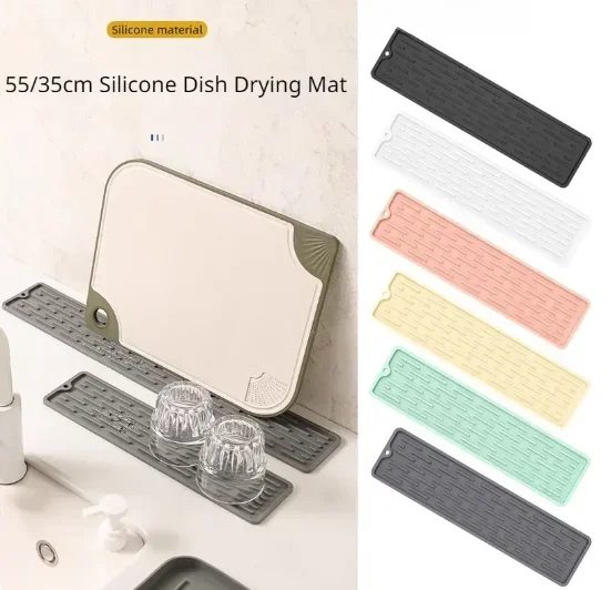Drip Protection Pads Waterproof Cleaning Faucet Water Catcher Mat Heat-insulation kitchen faucet pad Kitchen Gadgets Home Bathroon Accessories