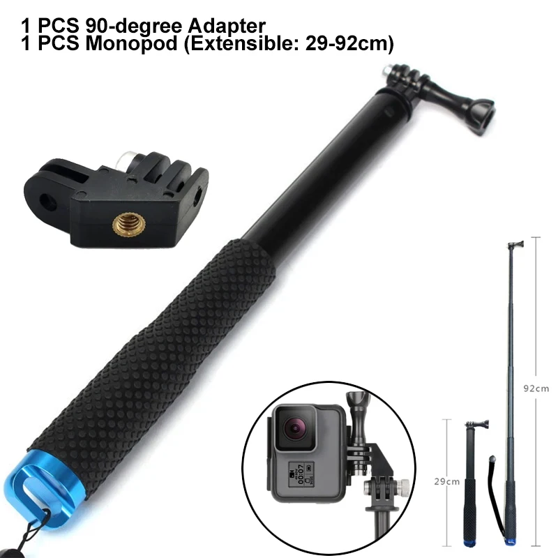 Waterproof Adjustable Selfie Stick Hand Grip Extension Monopod Pole
