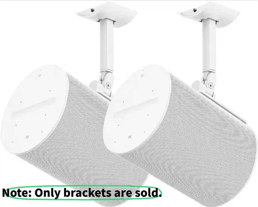SONOS Era 100 스마트 스피커용 새 제품 벽걸이 브래킷 블랙 화이트
