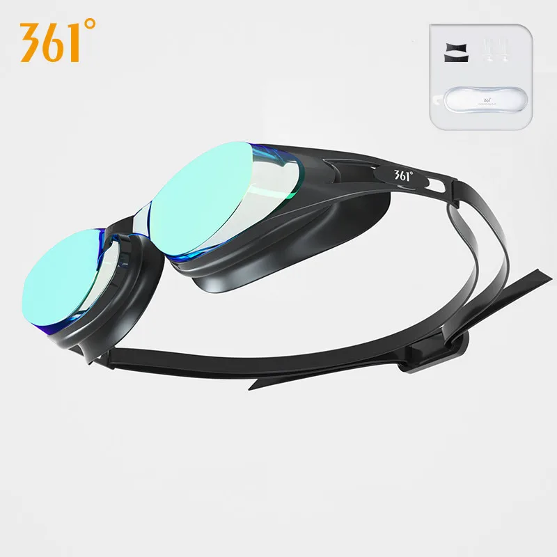 361 Swimming Goggles HD Waterproof Anti Fog Mirror Adjustable Silicone Diving Glasses Professional Beach Equipment