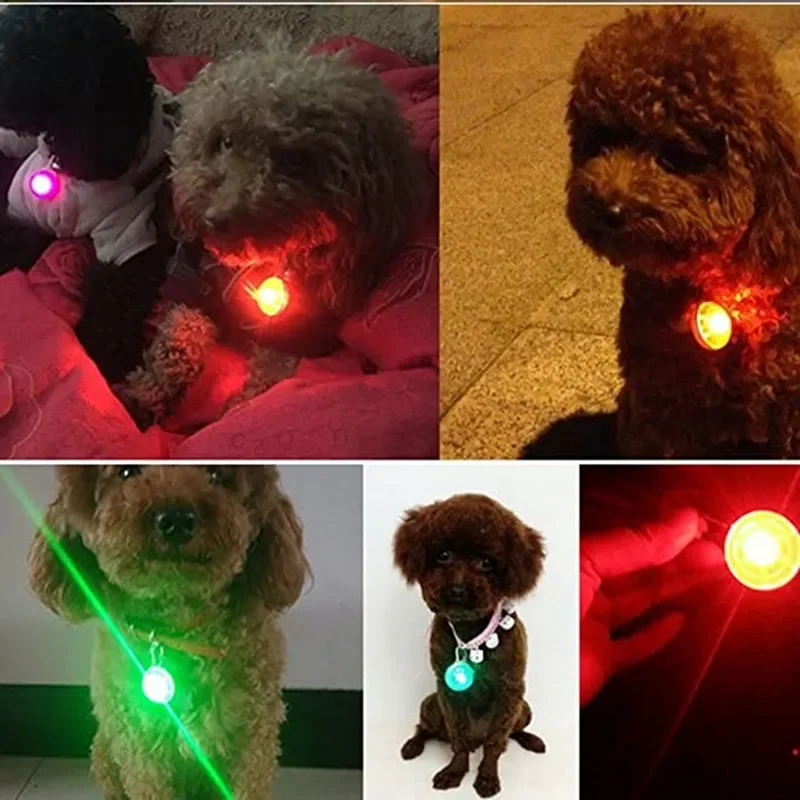 dog collar Led Dog Collar Pendant Dog Cat Collar Pet Leads Glow Accessories Bright Necklace Luminous Night Safety Decoration