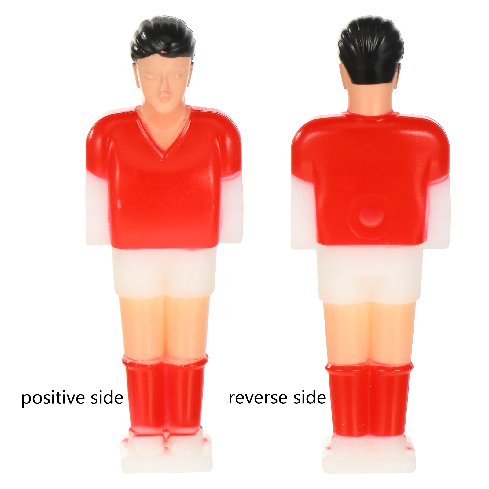 Plastic Men Human Figure Players Replacement Football Player Statues Tabletop Soccer Players Foosball Toys Soccer Tables 11 Pcs