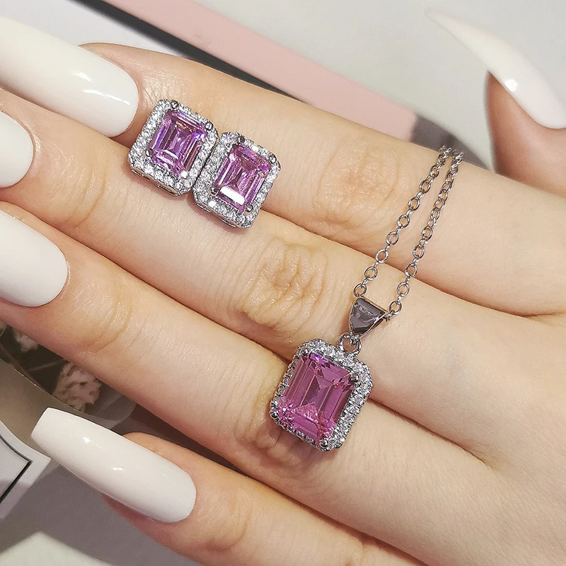 2pcs Pack Butterfly silver bride Dubai Wedding Women Lady Anniversary Gift Jewelry jewelry set silver jewelry silver jewelry set