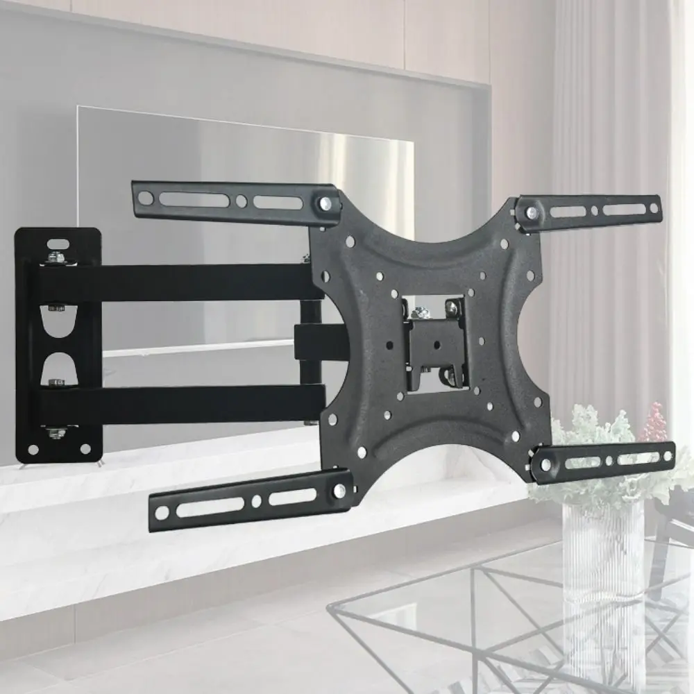 

Full Motion TV Wall Mount TV Bracket for 26-55 Inch Tilt Swivel Bracket TV Stand PC Monitor Mount Bracket Rotated TV Holder