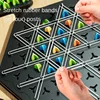 New Triangle Chain Rubber Band Chess Desktop Puzzle Game, Family Parent-child Interaction Game, Exercise Logic Puzzle Baby Toys 3