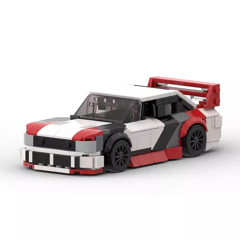 Moc Audi 90 Quattro Building Block Racing È Compatibile Con Lego Children'S Puzzle Building Racing Block Toy Gift