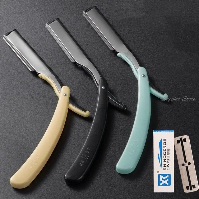 Utopia Care Professional Manual Shaver Straight Edge Stainless Steel Sharp  Barber Razor Eyebrow Trimming Knife - AliExpress