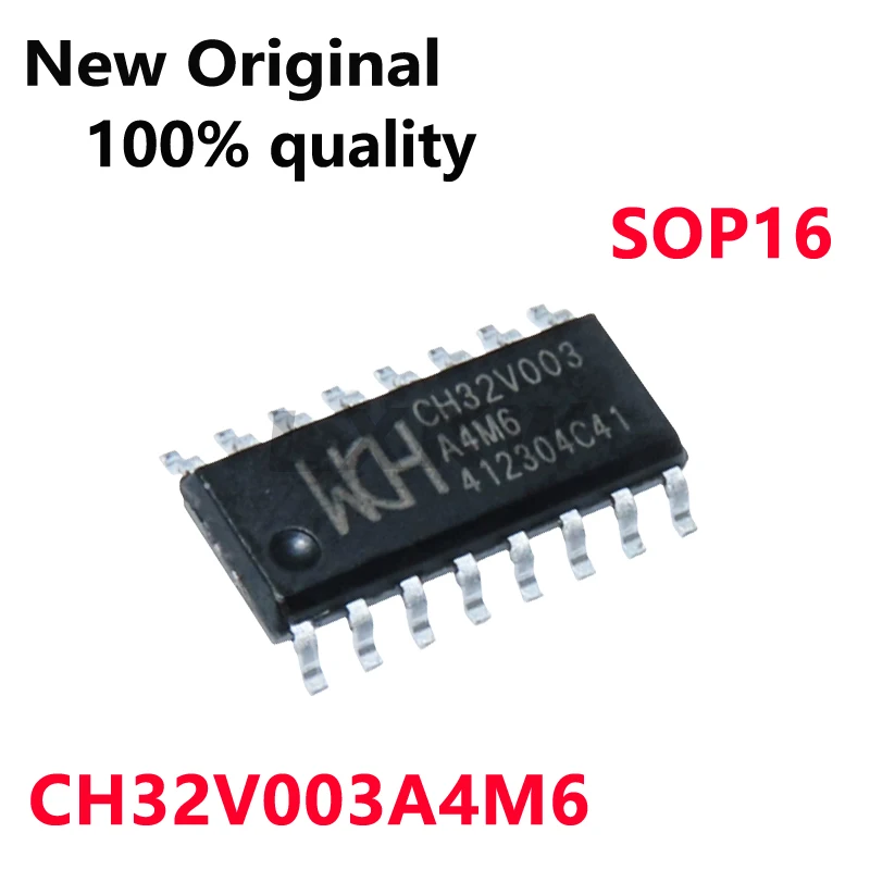 50x CH32V003A4M6 Mikrocontroller – SOP16, 32-bit  Produktbild-Vorschau 3