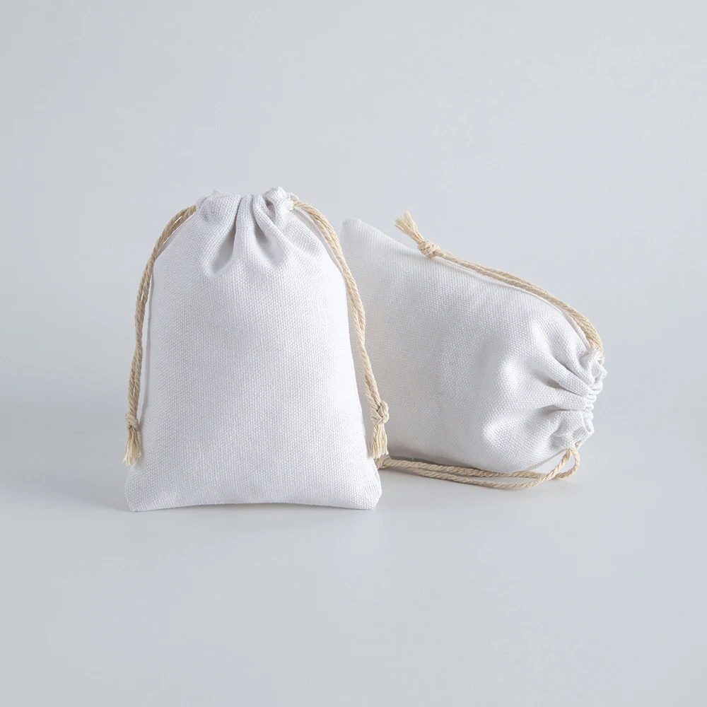 50 Stück schöne Baumwollbeutel mit individuellem Logo, für Ringe, Kosmetik, Schmuck, Verpackungsbeutel, für Hochzeit, Party, niedliche Geschenkbeutel mit Kordelzug – Detail 16