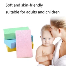 2Pcs Bath Exfoliating Sponge Brush Body Massage Exfoliating Dead Skin Rubbing Mud Cleaning Adult Children Bathing Bathroom Tools 