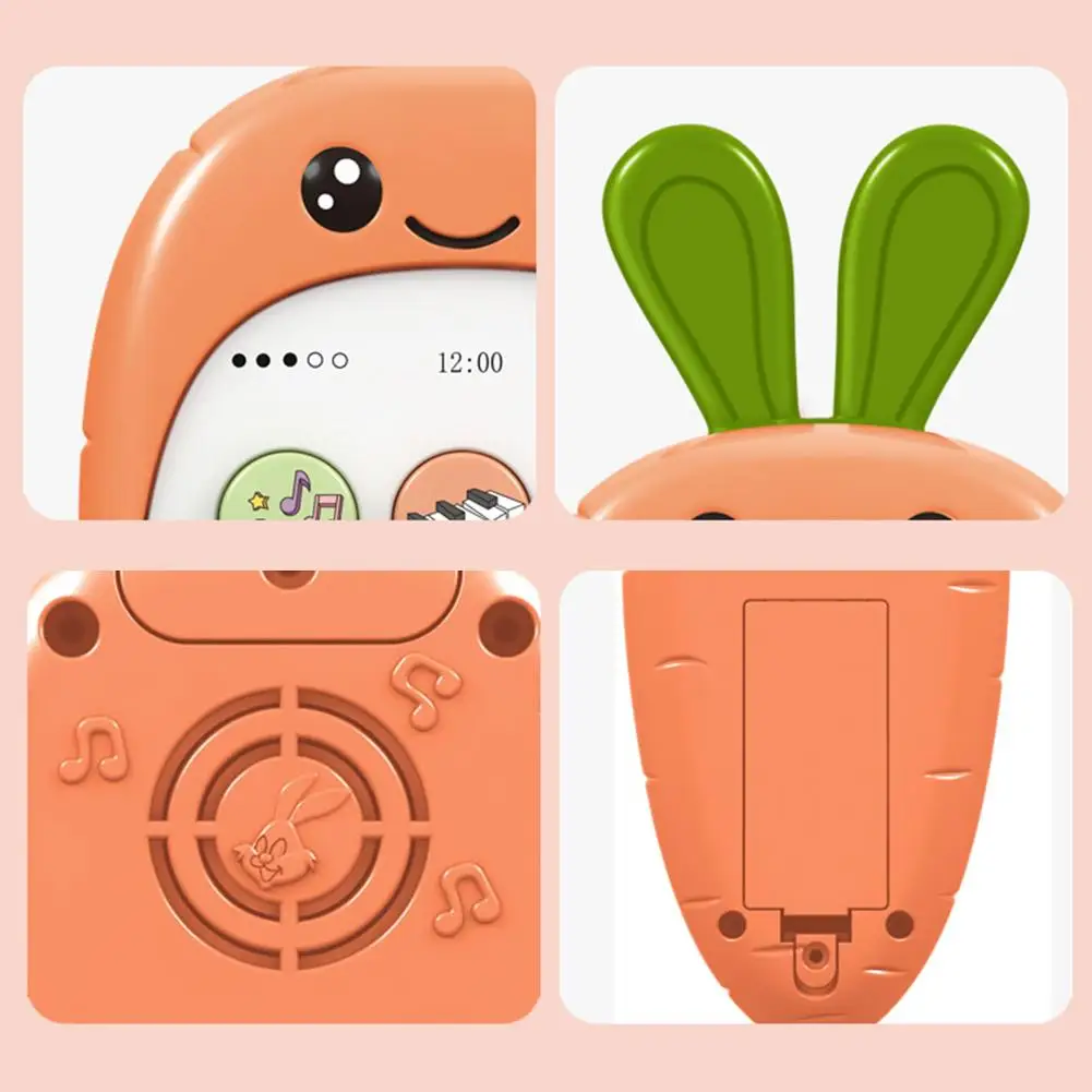 Baby Phone Toys Bilingual Telephone Teether Music Voice Toy Early Educational Learning Machine Electronic Children Gift Baby Toy 6