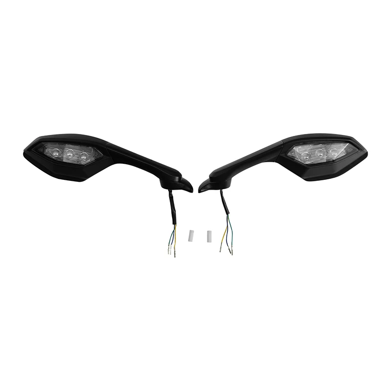 

Motorcycle Rearview Side Mirrors LED Turn Signal Light For Yamaha YZF R6 2017-2022 YZF R1 2015-2022
