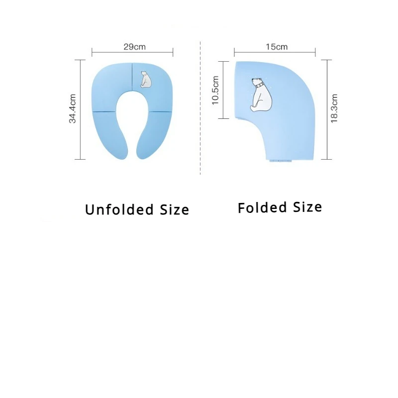 Portable Children's Toilet Seat Male and Female Toilet Seats Car Mounted Toilet Seat Foldable Baby Travel Toilet Seat seat cover 6