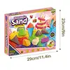 Play Sand For Sensory Table Sensory Toys Moldable Sand Fake Sand Play Set Educational Toys Kids Sand Sensory Sand With Tools & 6