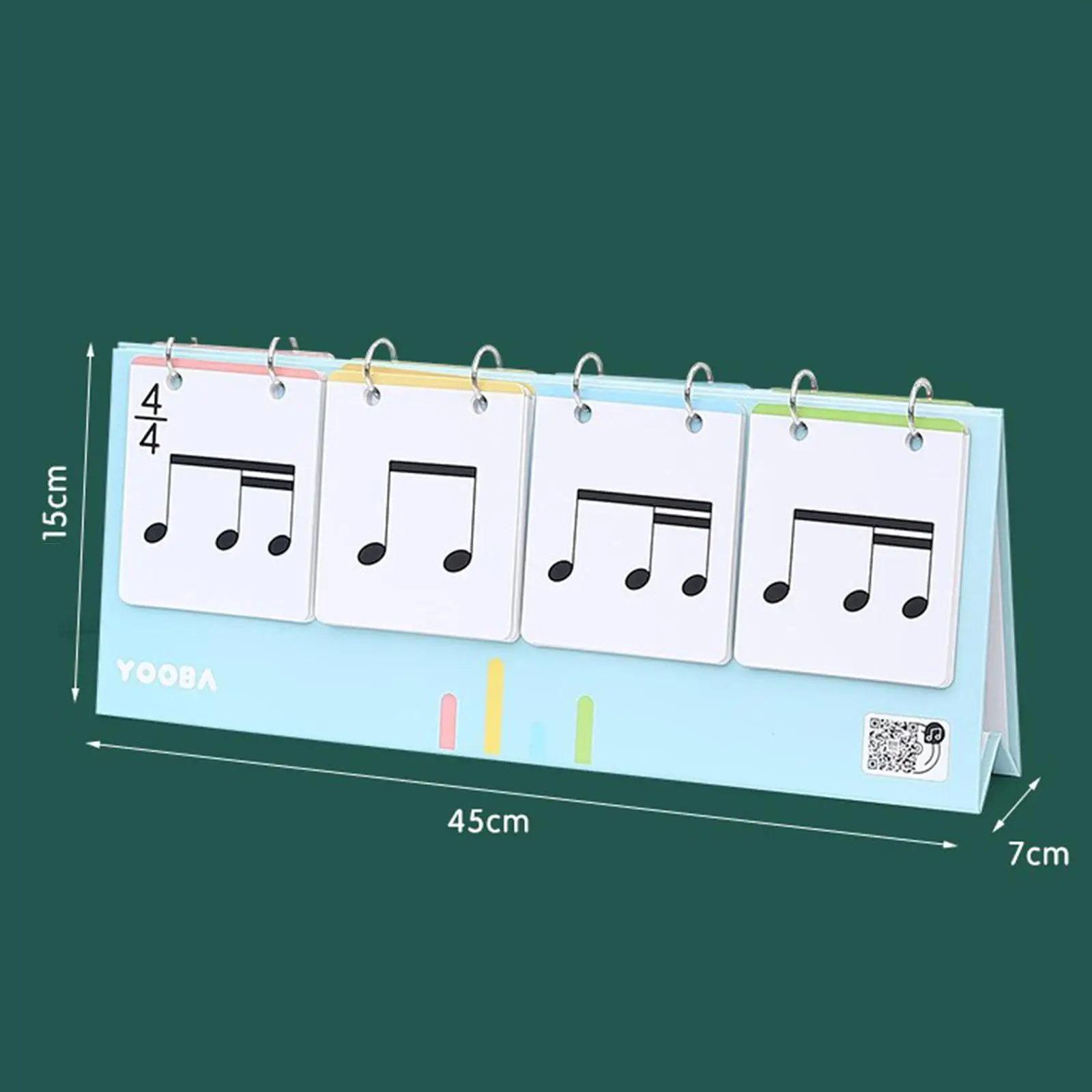 

Musical Notation Learning Card Durable Triangle Base Removable Stable Learning Flashcards Guitar Piano Staff for Piano Ages 4-12