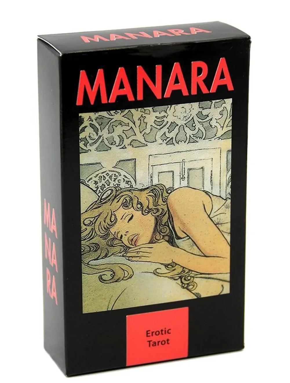 Manara Tarot Cards - 78-Card Deck with PDF Guidebook for Personal Divination and Entertainment