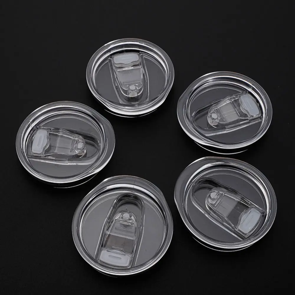 Sealing Bottle Cover 20Oz/30Oz Clear Splash Spill Proof Plain Plastic Replacement Lid for Yeti Tumbler Cup Multicolor Themos Cup