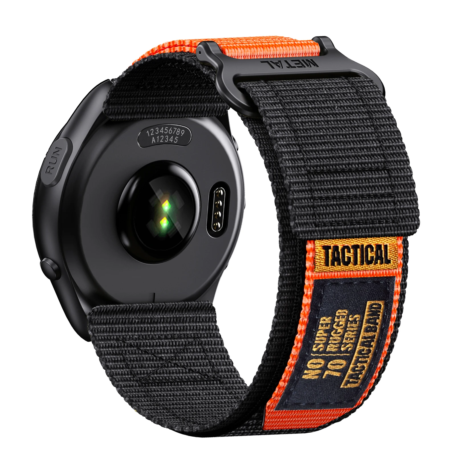Universal 20mm Quick Release Velcro Nylon Watch Band