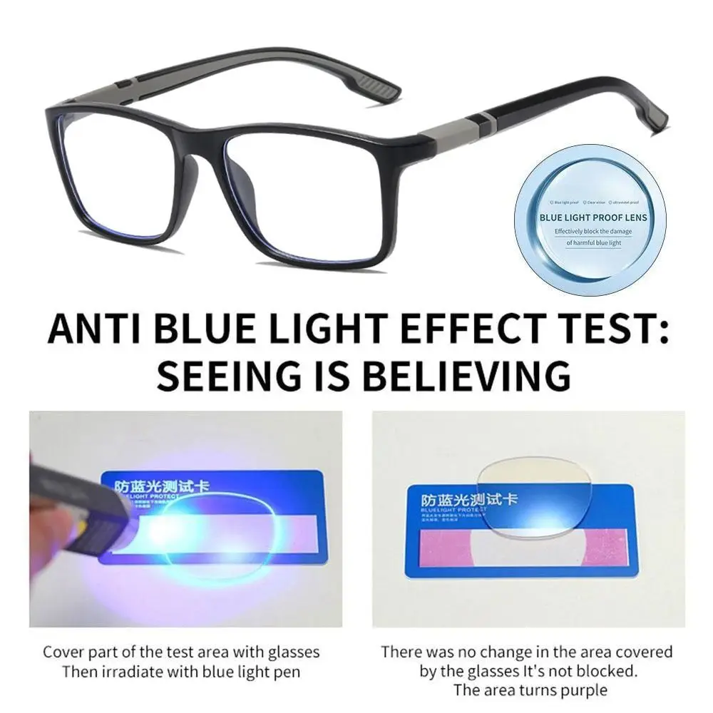 Reading Glasses Ultralight Blue Light Blocking Sports Presbyopia for Men Women Hyperopia Optical Eyewear +100~+400