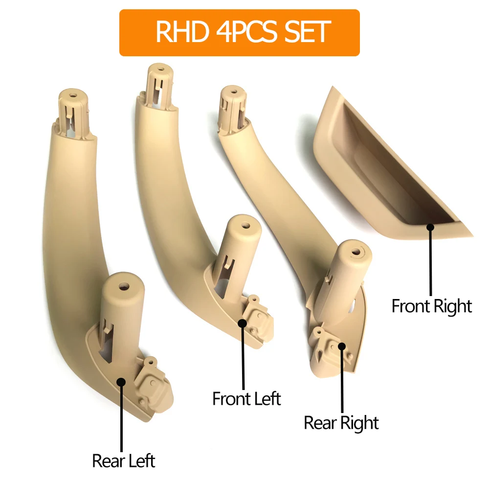 Interior Car Inner Door Handle Cover Panel Replacement for BMW X3 X4 F25 F26 2010- 4PCS SET interior door handle cover car door handle cover