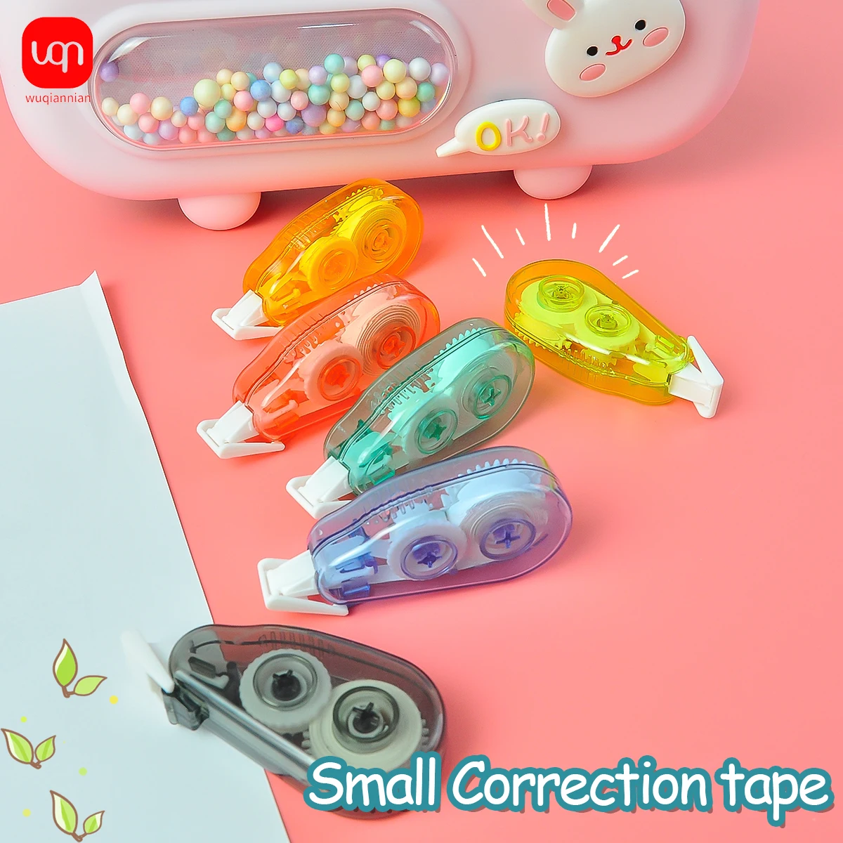 6PCS/4 sets Mini portable whiteboard School supplies Children's Whiteboard Tape Marking Writing Computer Tool For Tipex Students,portable whiteboard