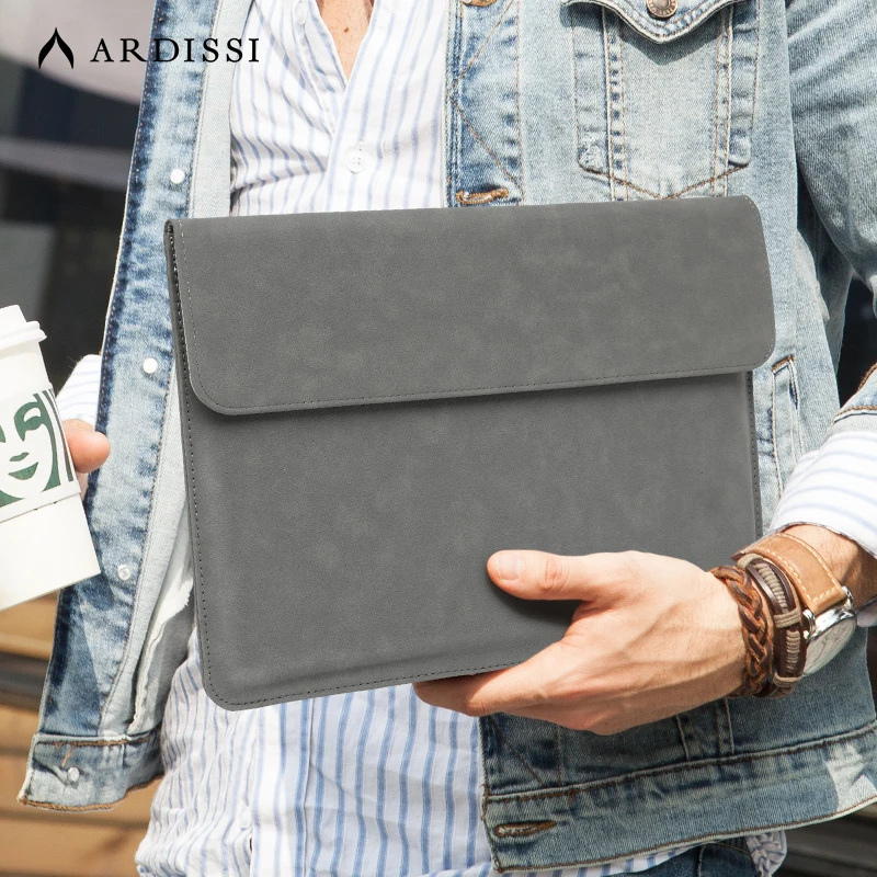 Ardissi Capa de Couro para o Microsoft Surface Laptop Bolsa Bolsa Surface Laptop go 12.4 13.5 15 Polegadas Book Pro 7×6 2023