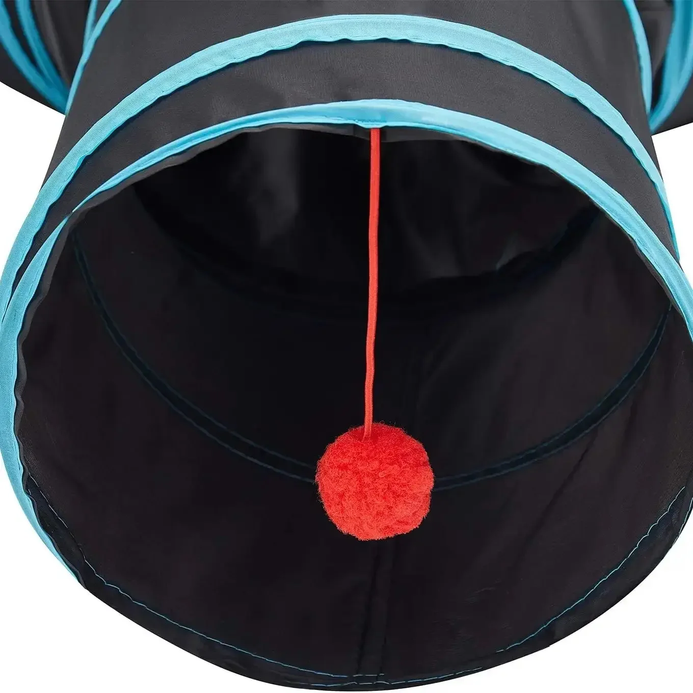 3/5 Way Collapsible Pet Cat Tunnel Tube Toys Tunnels for Indoor Cats Kitty Bored Peek Hole Toy Ball Puppy Kitty Kitten Rabbit small pet tunnel