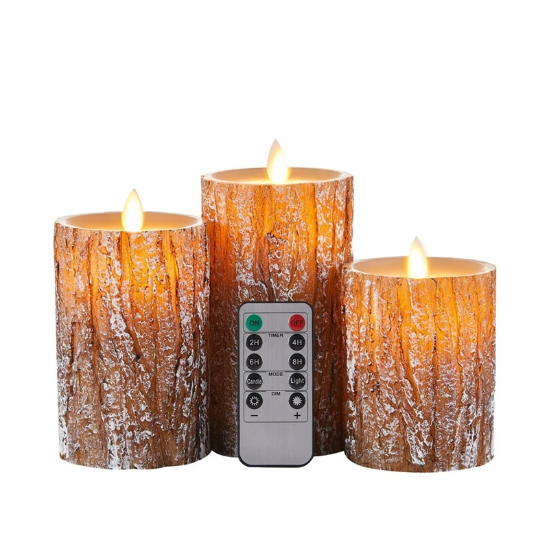 

Remote Control LED Electronic Candle Light Set Simulation Swing 10 Buttons Remote Control Timer Candle Lights