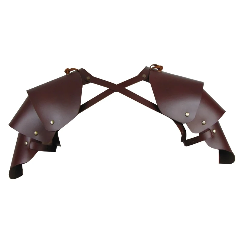 

Y1UE Men Body Shoulder dHarness Adjustable Shoulder Armors Buckles for Halloween
