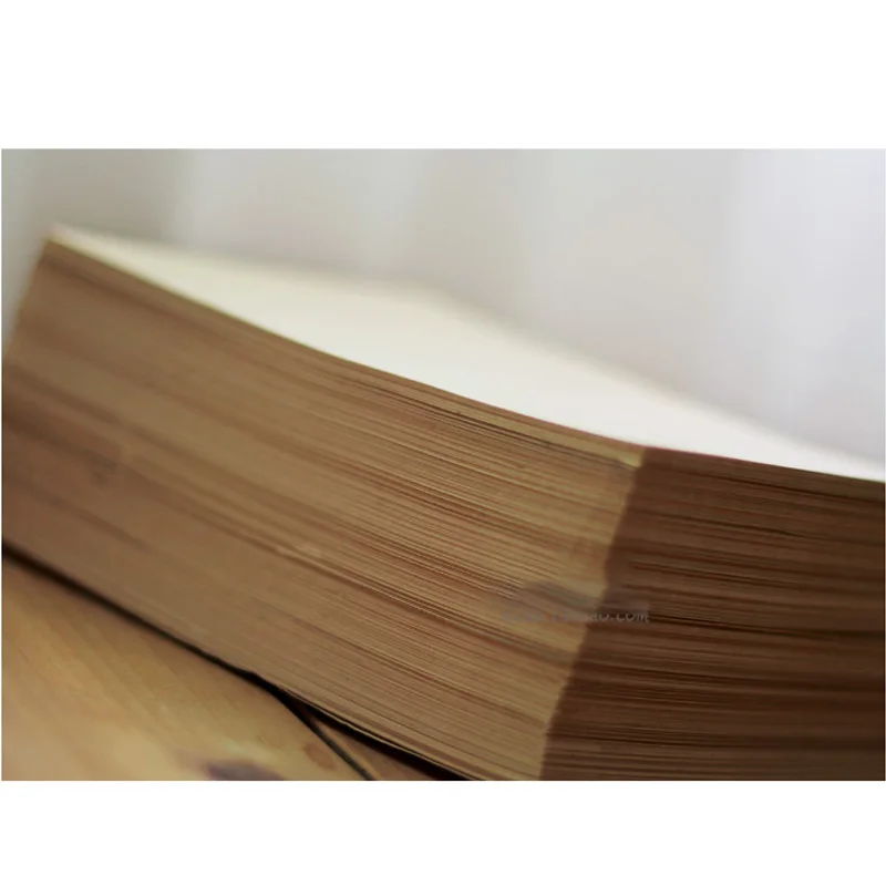 50sheets/package 120g Empty Kraft Paper Nostalgic Kraft Paper Printing Thick A4/A5/B5size Letter Card Scrapbook Gift