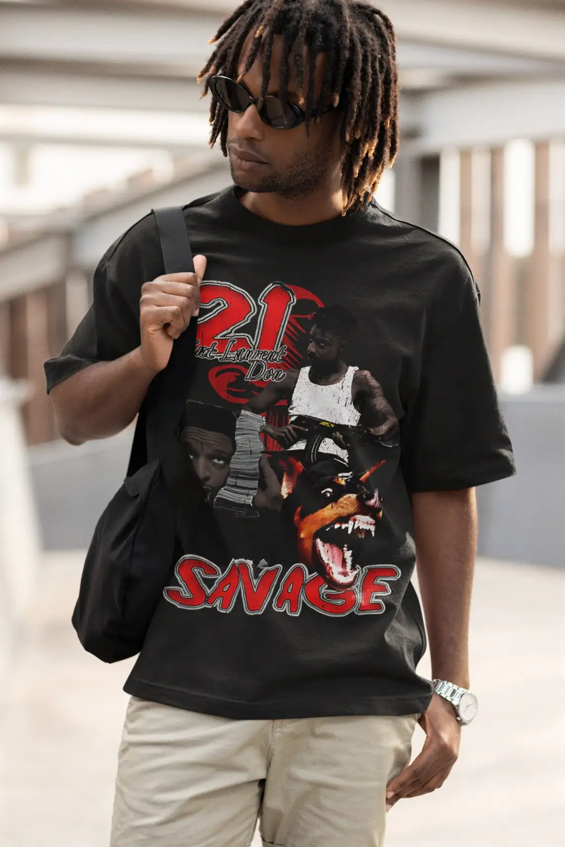 Vintage Bootleg 21 Savage Shirt Graphic Unisex Tee 21 Savage - Savage move  II Shirt Aesthetic Pop Album Tee - AliExpress