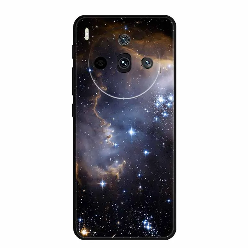Sleek Black Silicone Fashion Phone Case – 6.78 Soft Back Cover