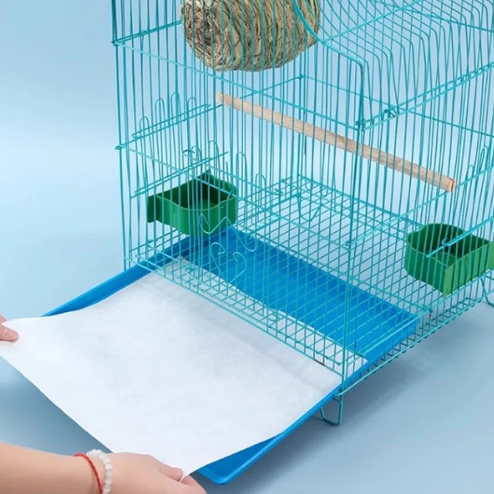 Curated visual reference: Quick Easy Bird Cage Cleaning Reference: 100 200Pcs Bird Cage Cleaning Paper Bird Toilet Quick Cleaning
