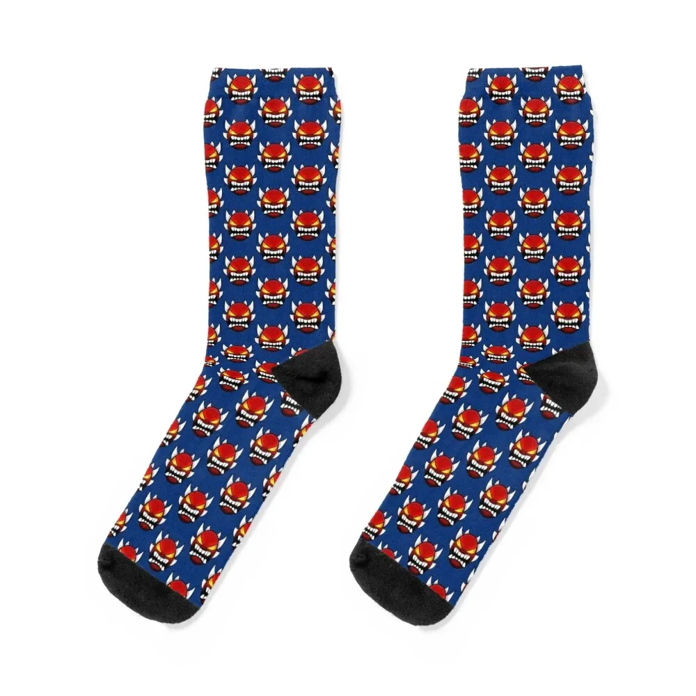 

Geometry dash Extreme demon Socks hiking funny gift golf Ladies Socks Men's