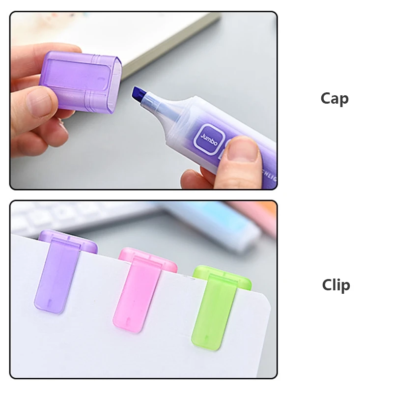 6 색 마커 액체 하이라이터, 학생용 귀여운 선물, 메모 작성, 사랑스러운 그림, 사무용품 문구