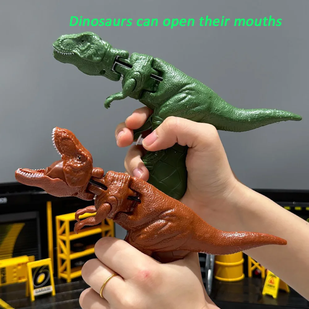 Dinosaur Shake Head Water Gun Toy Dino Spray Shooting Pressing Grip Water Pistol Boys Beach Swimming Pool Toys For Kids Boy Gift 2