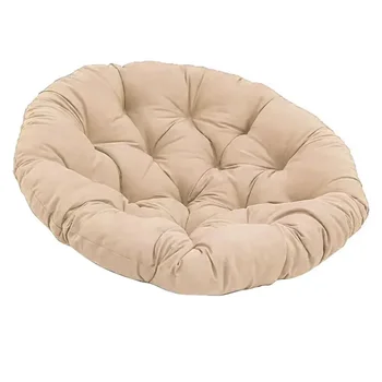 1pc Waterproof Chair Rocking Cushion Chair Hanging Basket Chair Papaya Chair Round Cushion 60x60 Cm Home Textile Accessories 1