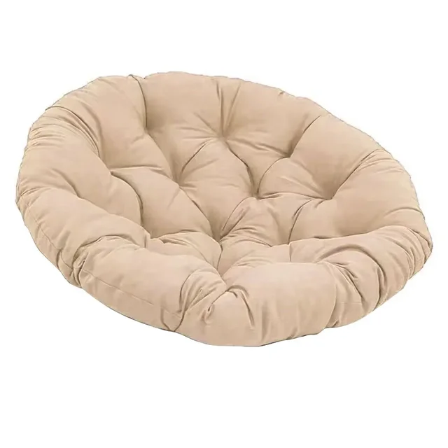 1pc Waterproof Chair Rocking Cushion Chair Hanging Basket Chair Papaya Chair Round Cushion 60x60 Cm Home Textile Accessories 1