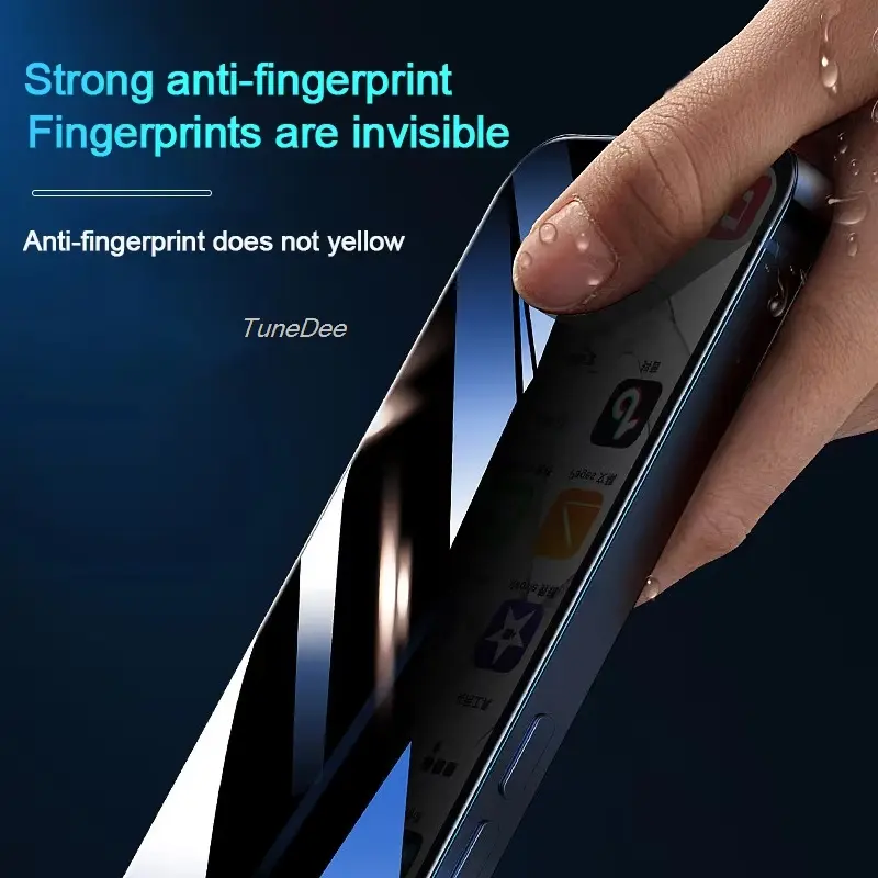 1-5Pcs Anti-Spy Tempered  Glass For iPhone 17 Pro Max 16 18 13 12 11 14 15 16e Mini Plus X XS XR 7 8 SE Privacy Screen Protector - Image 6