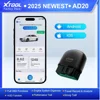 XTOOL AD20 Bluetooth OBD2 Scanner For Engine System Diagnostic Code Reader HUD Display Perfromance Test Lifetime Free Update 1