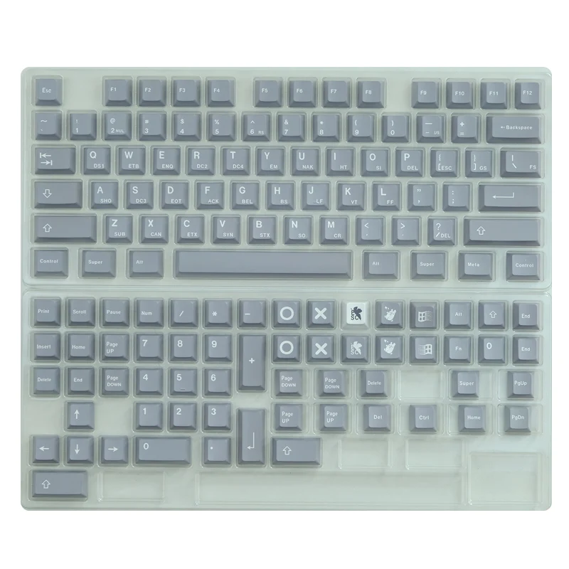 Gmk Ascam-keycaps Grupo Pbt Lados Corante Subbed 61 64 68 84 87 96 980 104 Teclado Mecânico Perfil Cereja 133 Teclas - Imagem 2