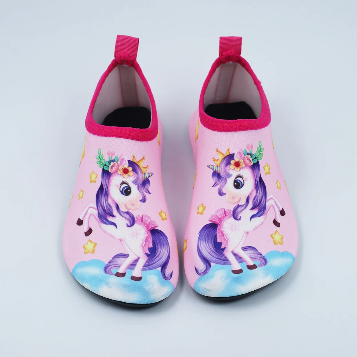 Lovely Wildebeest Children's Beach Shoes, Lightweight Non-slip Fast Drying, Suitable For Swimming, Walking、Yoga、Indoor