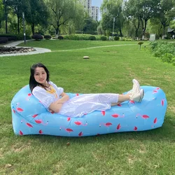 Premium Outdoor Inflatable Air Sofa Bed - Lazy Bag Beach Lounger, 240x70cm (X)