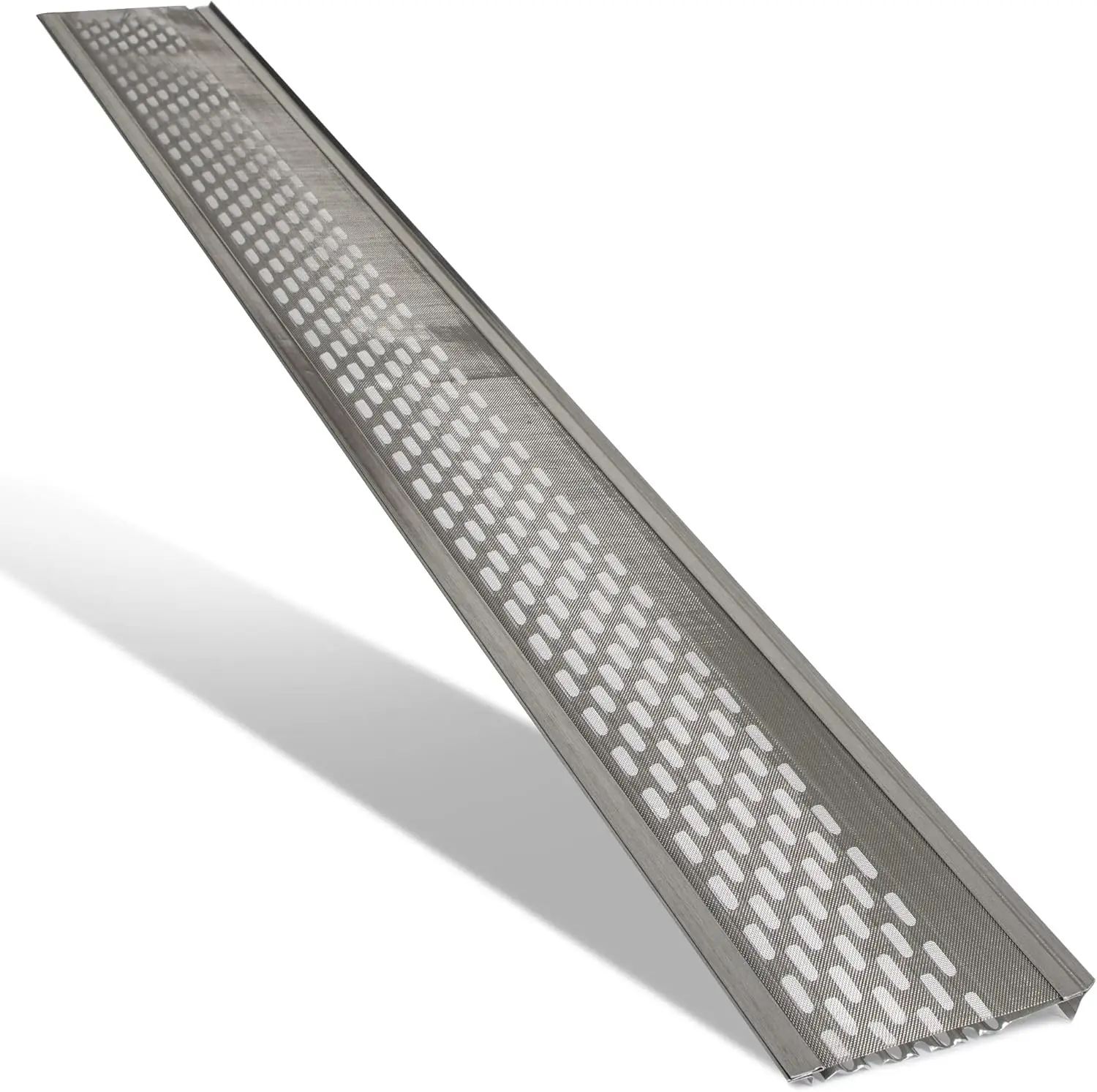 6&rdquo;Leaf Protection 100Feet Stainless Steel Mesh Mill Finish Aluminum Gutter Covers Contractor Grade Gutter Guard
