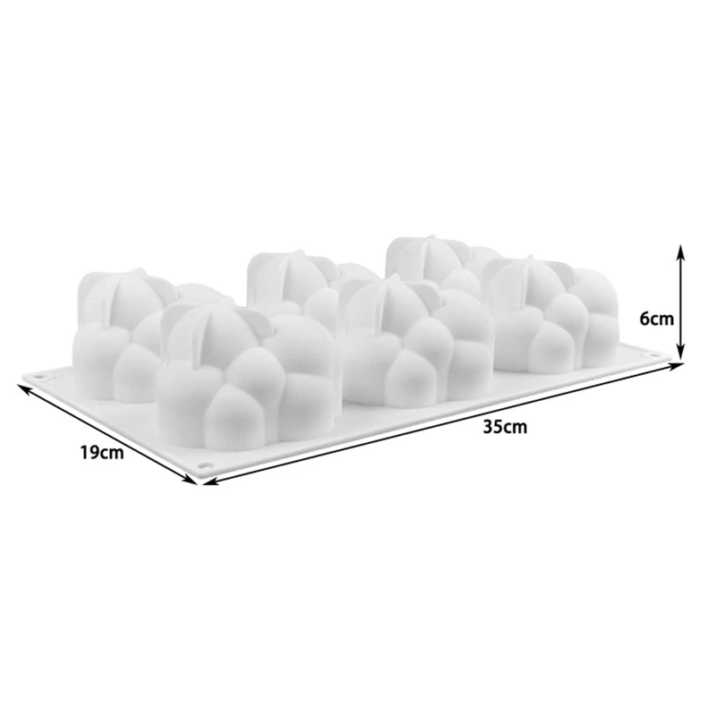 Promotion! 6 Cavity 3D Cloud Silicone Cake Mold Mousse Mould Dessert Decorating Tools Baking Accessories | Дом и сад